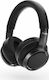 Philips TAH9505BK/00 Безжични / Жични Over Ear Слушалки с 27 часа Работа и Бързо Зареждане Черни