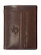 Leather Men's Wallet Classic Brown
