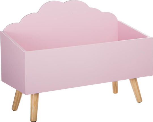 Atmosphera Детска кутия за съхранение Cloud Розов 58x28x45см 1бр
