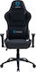 Eureka Ergonomic GX330-B Artificial Leather Gaming Chair with Adjustable Arms Black