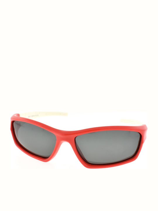 Enzo S801 C6 Παιδικά Γυαλιά Ηλίου με Polarized Φακό Κόκκινα