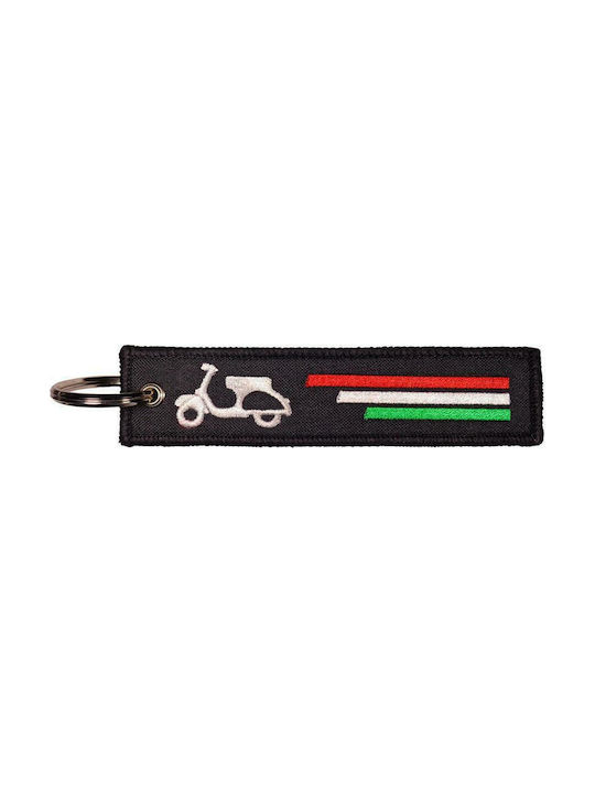 Keychain Italy Fabric Black