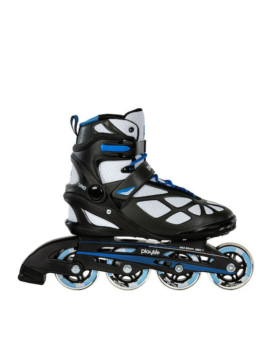 Playlife Uno Black 80 Adult Inline Rollers Multicolour