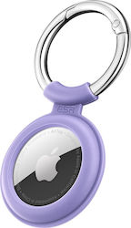 ESR Cloud Keychain Case Silicone for AirTag in Purple color