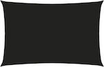 vidaXL Πανί Σκίασης Μαύρο 2x5m Ορθογώνιο από Ύφασμα Oxford