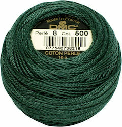 DMC Ață Broderie Cotton Perle No8 Bumbac VERDE 87m