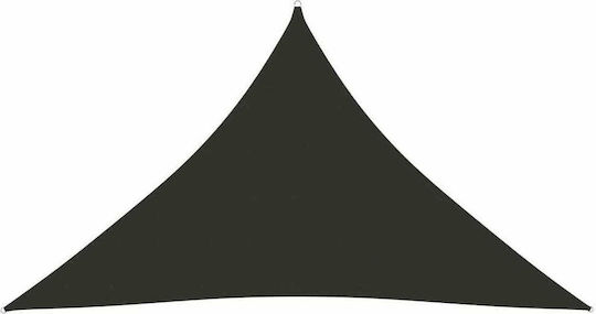 vidaXL Dreieck Sonnensegel Gray Mit Hoop & mit PU-Beschichtung 3x3x4.24m hergestellt aus Oxford-Gewebe