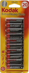 Kodak Extra Heavy Duty Μπαταρία Zinc AA 1.5V 10τμχ