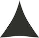 vidaXL Dreieck Sonnensegel Gray Mit Hoop & mit PU-Beschichtung 3x4x4m hergestellt aus Oxford-Gewebe