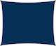 vidaXL Rectangular Shade Sail Blue with PU Coat...