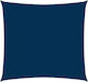 vidaXL Platz Sonnensegel Blau Mit Hoop & mit PU...