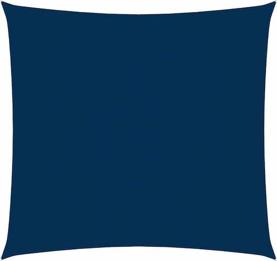 vidaXL Platz Sonnensegel Blau Mit Hoop & mit PU-Beschichtung 2.5x2.5m Quadratisch, aus Oxford-Gewebe