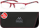 Montana Eyewear MR81 Women's Reading Glasses +2.00 in Red Color