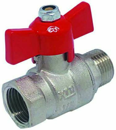 Gloria XTR Кран / Превключвател Прав 1/2" Сферичен Кран 1/2"