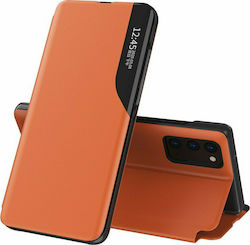 Hurtel Eco Leather View Orange (Galaxy A02s)