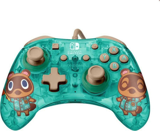 PDP Rock Candy Wired Gamepad for Switch Animal Crossing