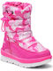 Kids Snow Boots with Zipper Fuchsia