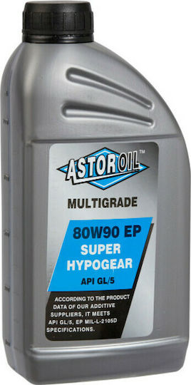 Astor Hypogear GL5 Automatic Transmission Fluid for Differential 80W-90 Capacity 1lt
