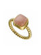 Amor Amor Women's Gold Plated Steel Ring