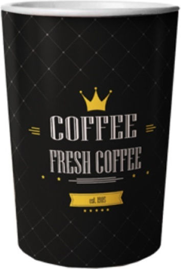 Fresh Disposable Cup Paper Double Wall Black 240ml 25pcs