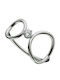 SOFI Steel Ring with Zircon made of Steel Gold Plated