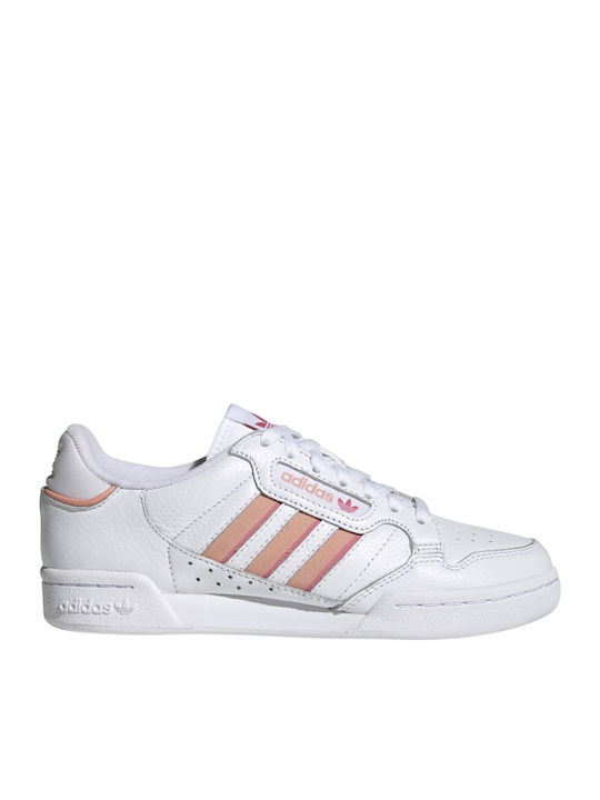 Adidas Continental 80 Γυναικεία Sneakers Cloud White / Rose Tone / Ambient Blush