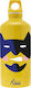 Laken Superhero Kids Water Bottle Batman Aluminium Yellow 600ml