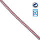 GloboStar Fabric Cable 2x0.75mm² in Red Color 1...