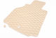 Set of Front and Rear Mats 4pcs for Porsche Carrera GT 2002+ Beige