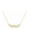 Mertzios.gr Necklace with design Star from Gold 9 K KL116471KN