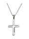 Women's Cross from Steel with Chain