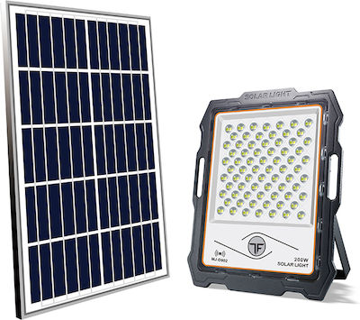Rezistent la apă Panouri solare Proiector LED 200W Alb Rece IP67