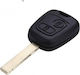 Car Key Shell with Blade with 2 Buttons for Citroen / Peugeot Και Λαμα HU83