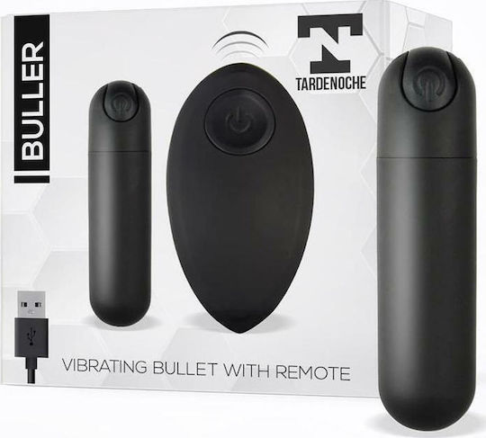 Tardenoche Buller Vibrator Bullet with Remote Control 7.6cm Black