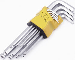 Deli Set 9 Allen Wrenches L E