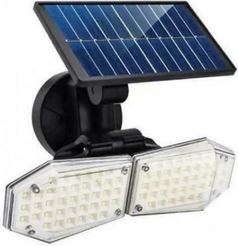 Factory Στεγανός Ηλιακός Προβολέας LED 2.5W Ψυχρό Λευκό 6000K με Αισθητήρα Κίνησης IP65