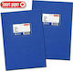 Notebook Ruled B5 50 Sheets Blue 1pcs