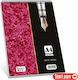 Smart Paper Bloc Notes Spiral 50 Foi A4 Cu dungi Roz