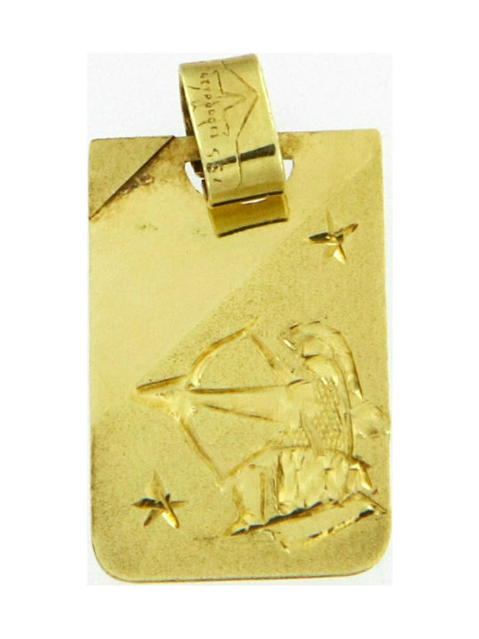 Mertzios.gr Charm Zodiac Sign from Gold 14K