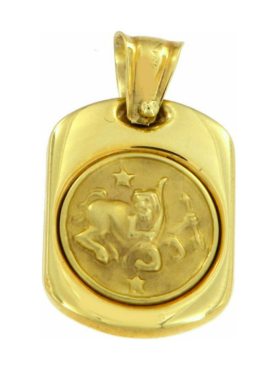 Mertzios.gr Charm Semnul zodiacal din Aur 14K