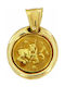 Mertzios.gr Charm Zodiac Sign from Gold 14K