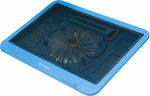 Blow Cooling Pad for Laptop up to 15.6" with 1 Fan Blue (DM-66-362)