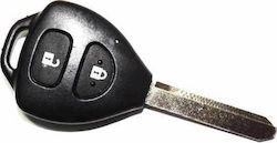 Car Key Shell with Blade with 2 Buttons for Toyota και Λάμα TOY47