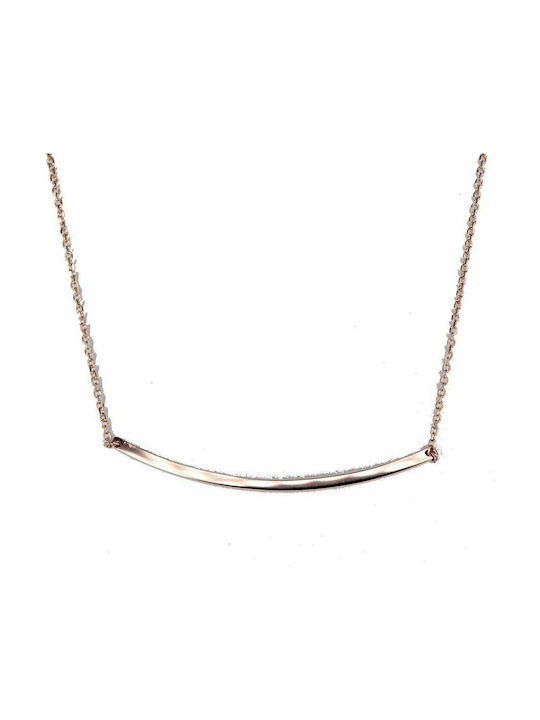 Mertzios.gr Necklace from Rose Gold 14K