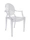 Aramis Kitchen Polypropylene Armchair Transparent 52.2x56.5x92cm