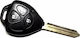 Toyota Car Key Shell with Blade with 3 Buttons for Toyota