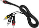 3.5mm male to Composite male 1.5m Cable (DM-4877)