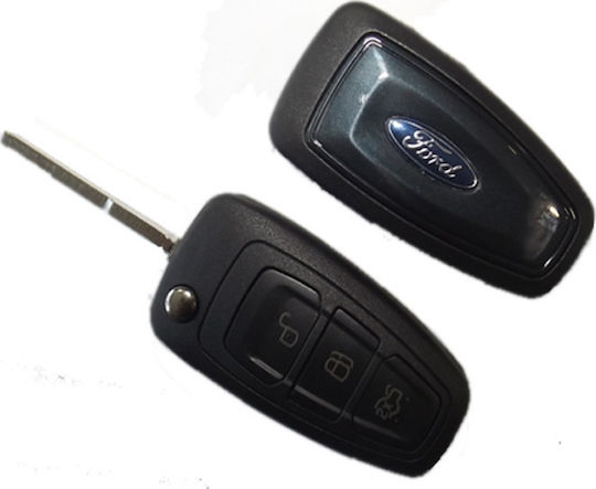Ford Klappbar mit 3 Tasten für Auto und Klinge HU101