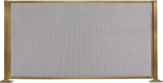 Zogometal Metallic Fireplace Screen 101x52cm Bronze