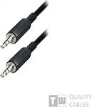 TrustWire 3.5mm male - 3.5mm male Cable Black 1.5m (A51L)